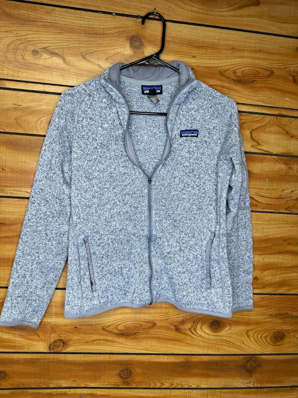 Patagonia Gray Full-Zip Fleece Jacket